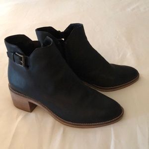 Cole Haan black leather boots